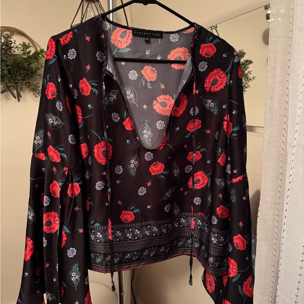 Endless Rose Bell Sleeved Blouse